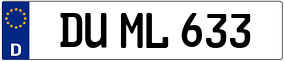 Truck License Plate